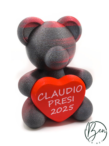 Oso Corazón Personalizado